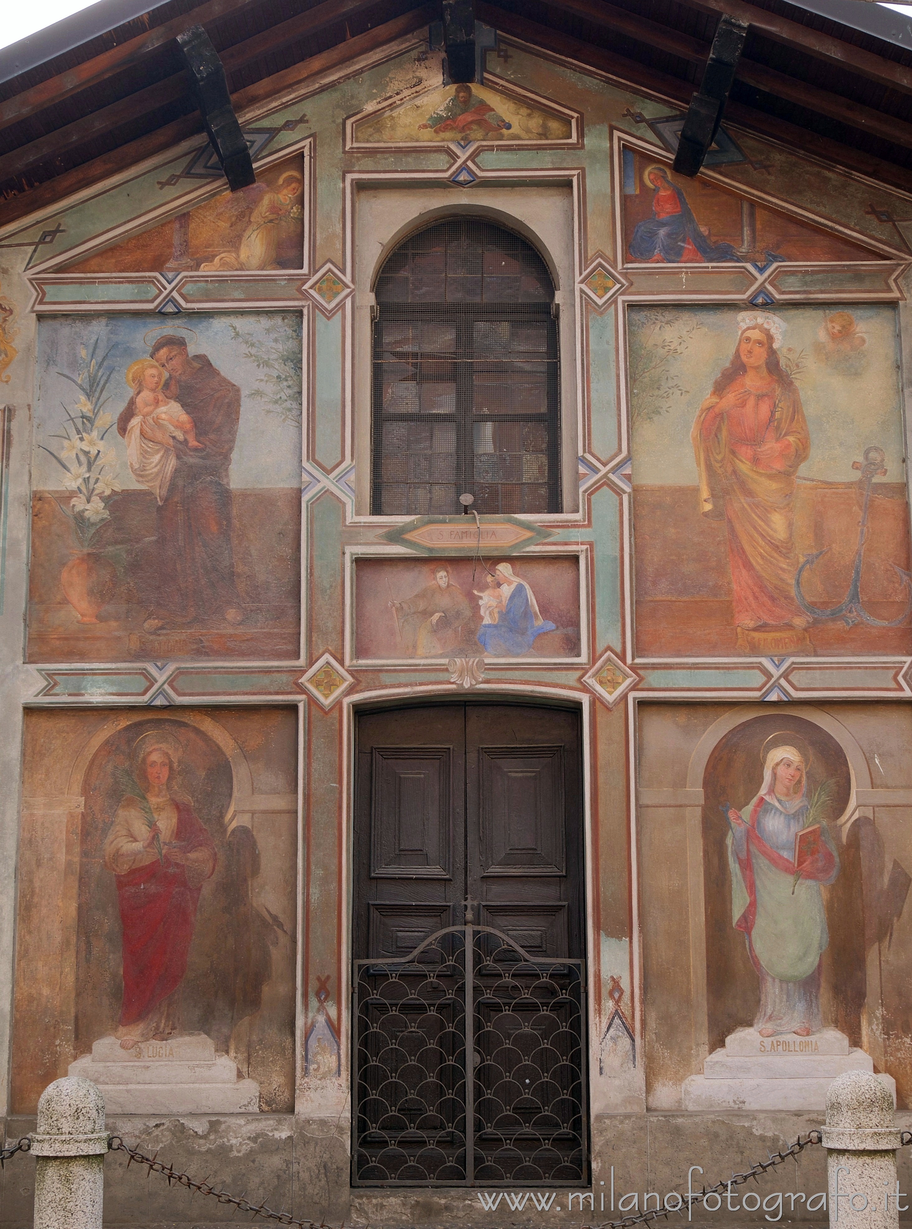 Carpignano Sesia (Novara, Italy) - Facade of the Oratory of San Giuseppe